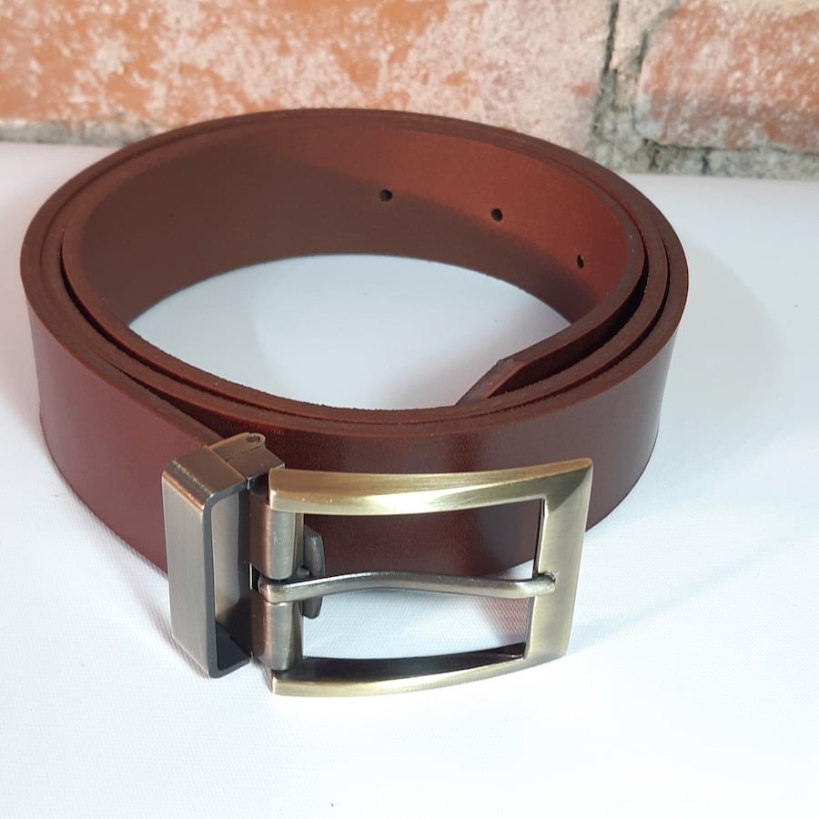 ceinture cuir marron