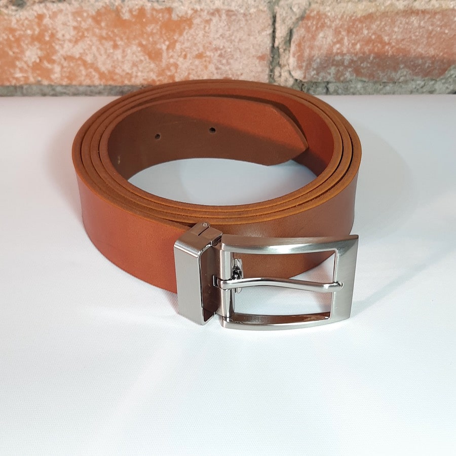 ceinture cuir camel