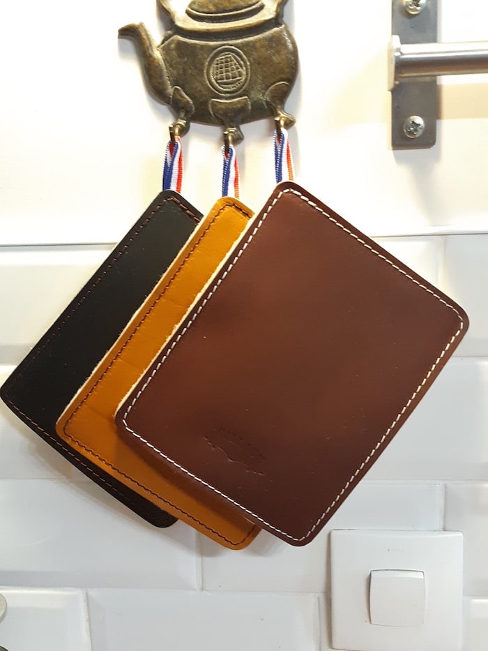 manique laine et cuir